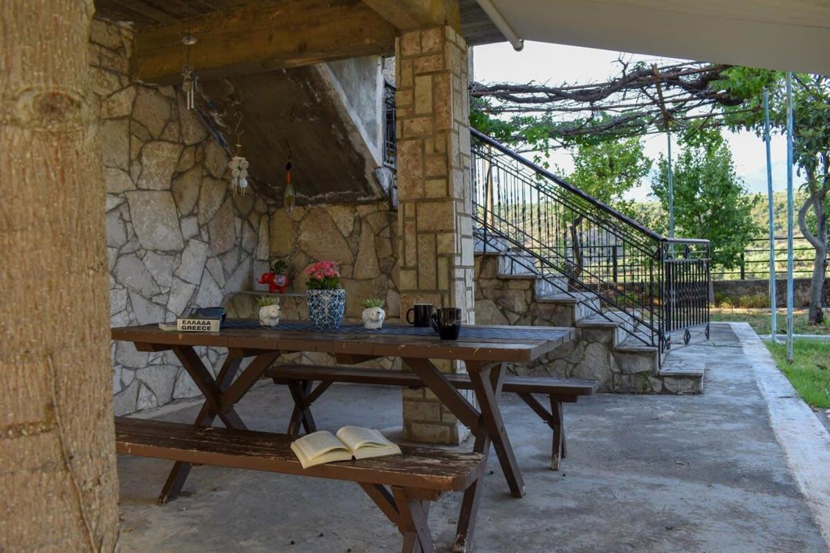 Coastal Stone Residence With Spectacular Scenery Kitriaí Exterior foto